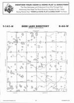 Deer Lake Township Directory Map, Stutsman County 2007
